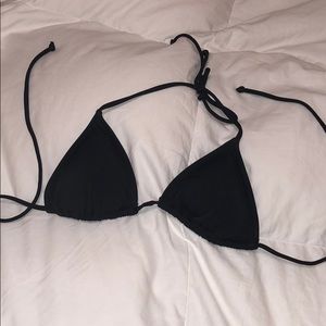 Victoria’s Secret black triangle bikini top